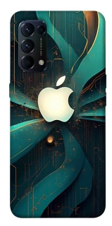 Чехол на Oppo Reno 5 4G Apple logo ver.4 фото 1 из 1