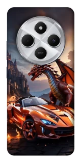 Чохол на Xiaomi Redmi 14C / Poco C75 Сar and dragon фото 1 з 1