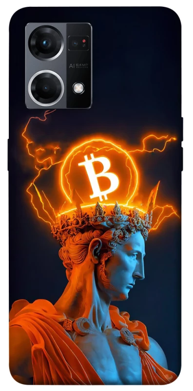 Чехол на Oppo Reno 7 4G Bitcoin God фото 1 из 1
