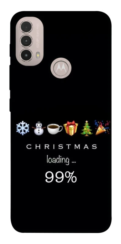 Чехол на Motorola Moto E40 Christmas Loading фото 1 из 1