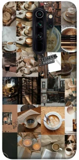 Чохол на Xiaomi Redmi Note 8 Pro Coffee collage ver.3 фото 1 з 1