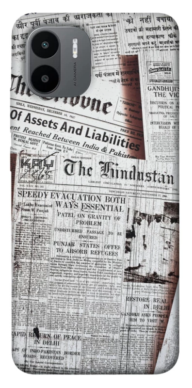 Чехол на Xiaomi Redmi A1+ / Poco C50 / A2+ Газеты фото 1 из 1