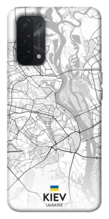 Чохол на Oppo A54 5G / A74 5G Kiev white map фото 1 з 1