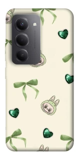 Чохол на Xiaomi Redmi 15 (EU) Labubu Green Heart фото 1 з 1