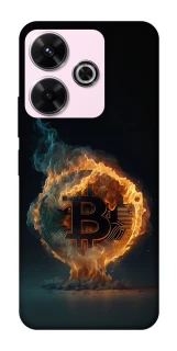 Чохол на Xiaomi Redmi 13 4G Fire Bitcoin фото 1 з 1
