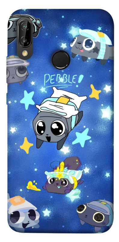 Чехол на Huawei P20 Lite Pebble kitten stars фото 1 из 1