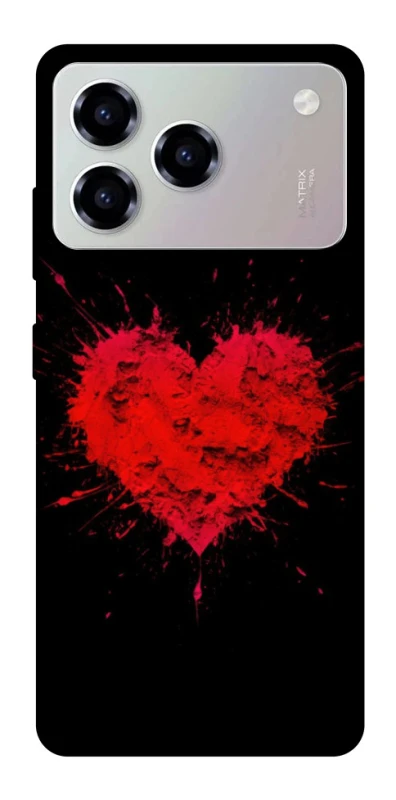 Чохол на ZTE Blade A76 Splash heart фото 1 з 1