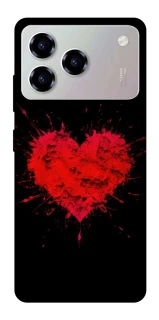 Чохол на ZTE Blade A76 Splash heart фото 1 з 1