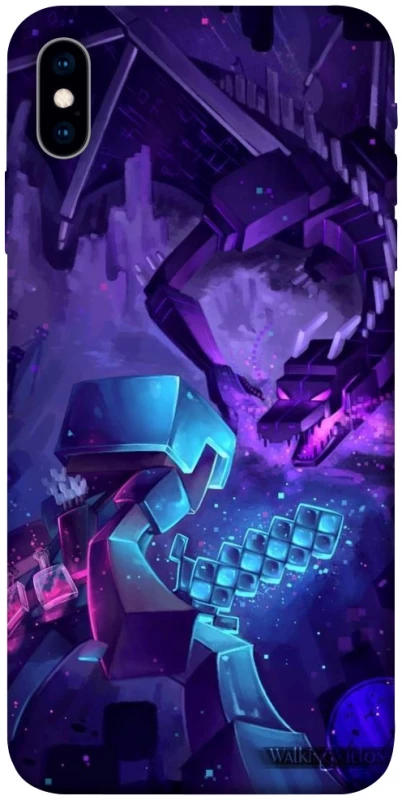 Чохол на Apple iPhone X (5.8") Minecraft dragon фото 1 з 1