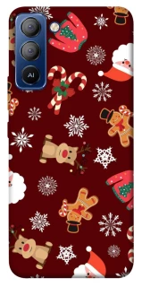 Чехол на TECNO Pop 5 LTE Новогодний v6 фото 1 из 1