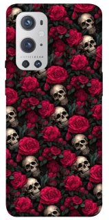 Чехол на OnePlus 9 Pro Черепа и розы фото 1 из 1