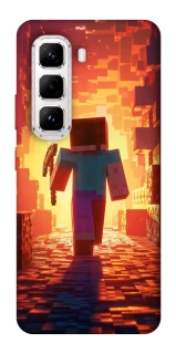Чохол на Infinix Hot 50 Pro Minecraft adventure фото 1 з 1
