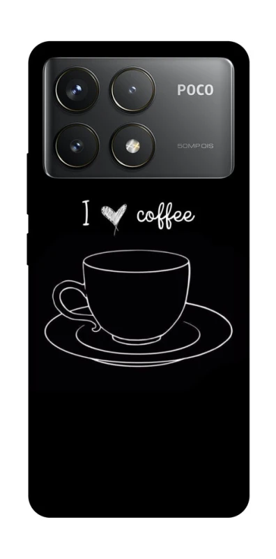 Чохол на Xiaomi Poco F6 Pro Black coffee фото 1 з 1