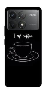 Чохол на Xiaomi Poco F6 Pro Black coffee фото 1 з 1