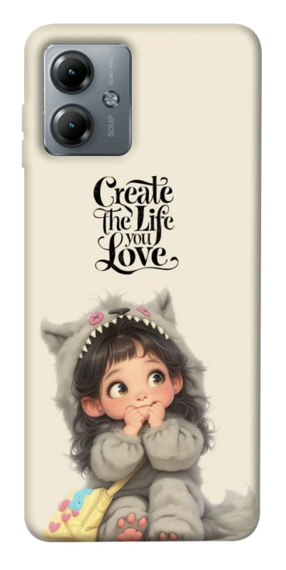 Чохол на Motorola Moto G14 Create the life you love фото 1 з 1