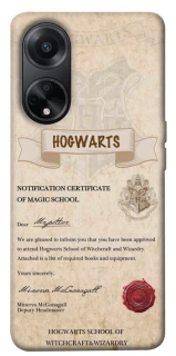 Чехол на Oppo A58 4G The Hogwarts acceptance letter фото 1 из 1