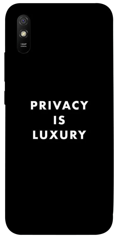 Чохол на Xiaomi Redmi 9A Privacy is luxury фото 1 з 1