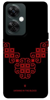 Чохол на OnePlus Nord CE 3 Lite Чорно-червона вишиванка фото 1 з 1