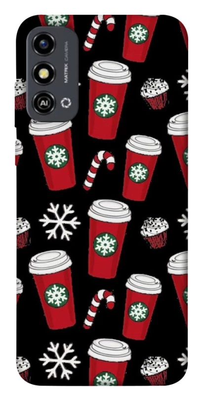 Чехол на ZTE Blade A53 Новогодний v40 фото 1 из 1