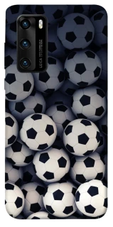 Чехол на Huawei P40 Футбольные мячи фото 1 из 1