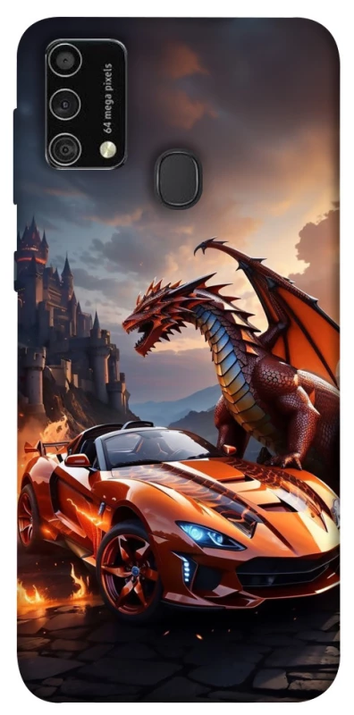 Чохол на Samsung Galaxy M21s Сar and dragon фото 1 з 1