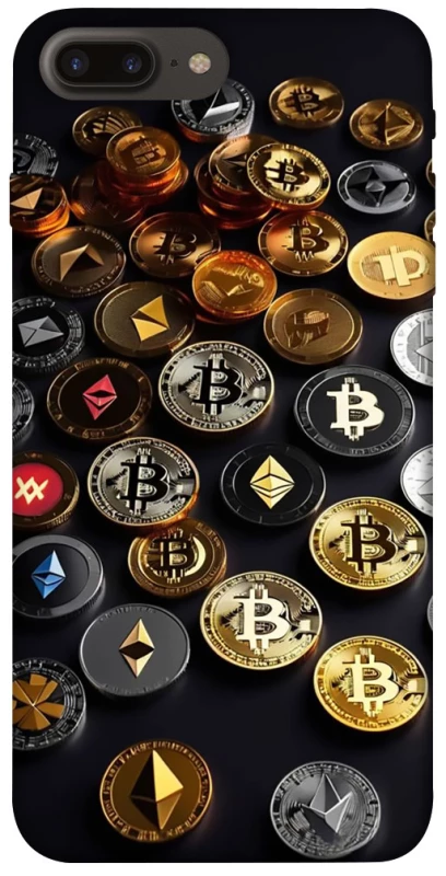 Чехол на Apple iPhone 7 plus / 8 plus Many coins фото 1 из 1