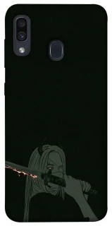 Чохол на Samsung Galaxy A20 / A30 Людина-бензопила фото 1 з 1