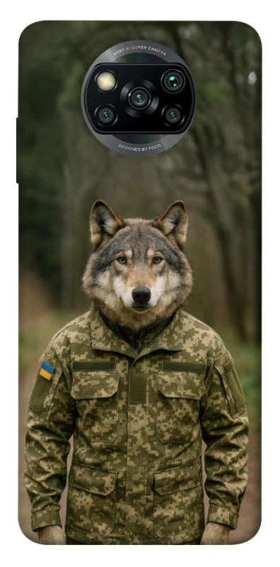 Чохол на Xiaomi Poco X3 NFC / Poco X3 Pro Вовк захисник фото 1 з 1