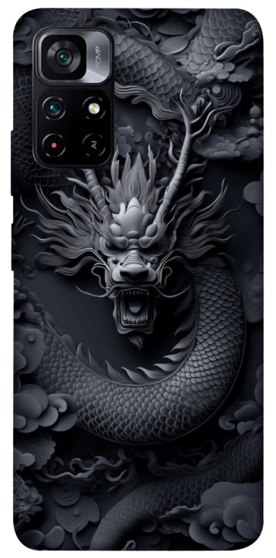Чехол на Xiaomi Poco M4 Pro 5G black dragon фото 1 из 1