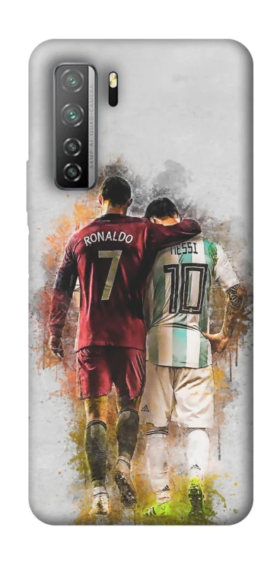 Чохол на Huawei Nova 7 SE Ronaldo та Messi фото 1 з 1