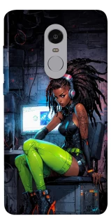 Чехол на Xiaomi Redmi Note 4X / Note 4 (Snapdragon) Cyber girl фото 1 из 1