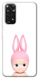 Чехол на Xiaomi Redmi Note 11 (Global) / Note 11S Minimal Bunny Peek фото 1 из 1