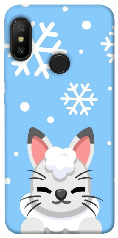 Чохол на Xiaomi Mi A2 Lite / Xiaomi Redmi 6 Pro Adopt Me Snow Kitty Smile фото 1 з 1