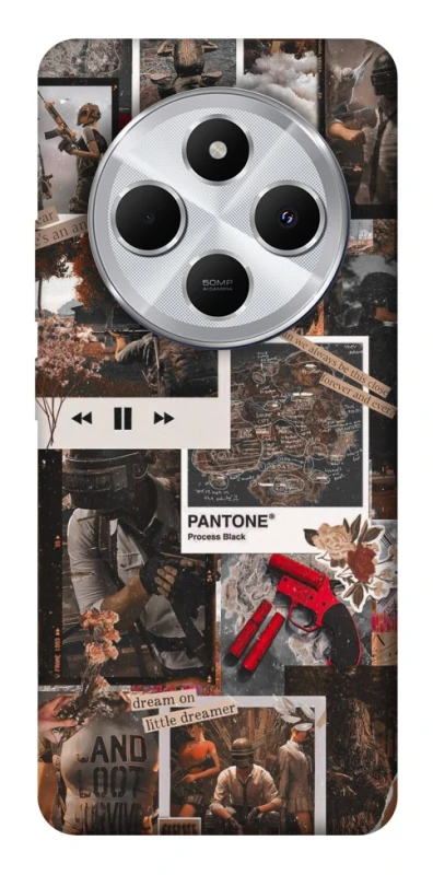 Чохол на Xiaomi Redmi 14C / Poco C75 PUBG Collage фото 1 з 1