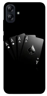 Чехол на Samsung Galaxy A04e Black Cards фото 1 из 1