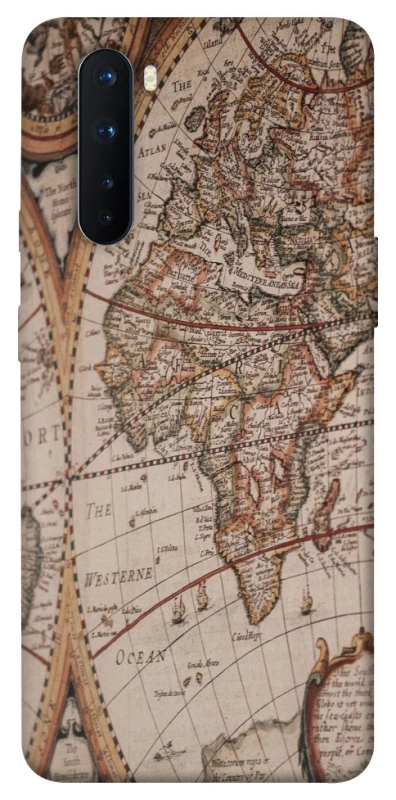 Чехол на OnePlus Nord Карта путешествий фото 1 из 1