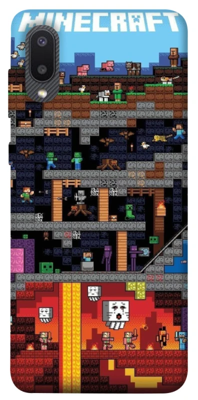 Чохол на Samsung Galaxy A02 Minecraft фото 1 з 1
