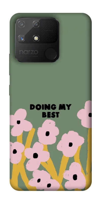 Чехол на Realme Narzo 50A Doing my best фото 1 из 1