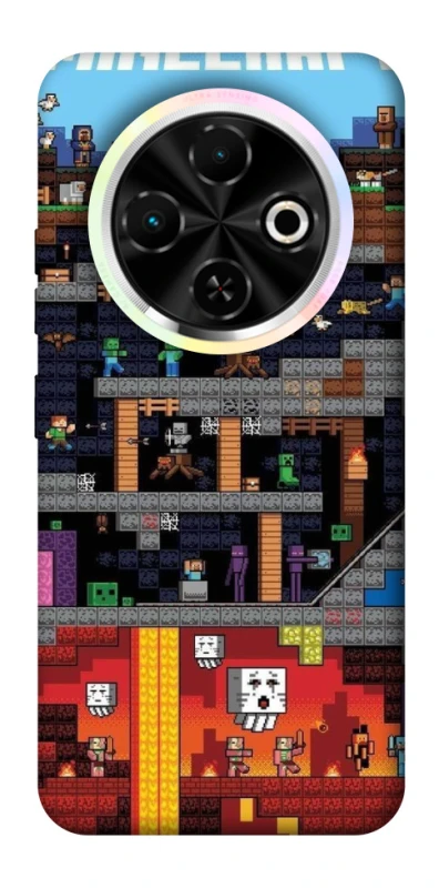 Чохол на TECNO Spark 30C Minecraft фото 1 з 1