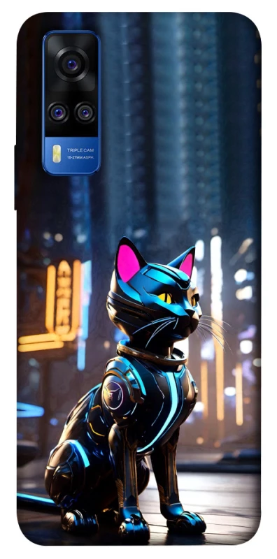 Чехол на Vivo Y51a Cyber cat фото 1 из 1