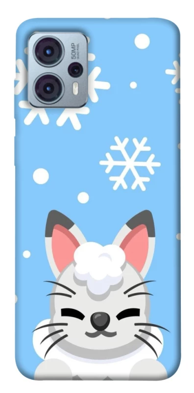 Чохол на Motorola Moto G23 Adopt Me Snow Kitty Smile фото 1 з 1