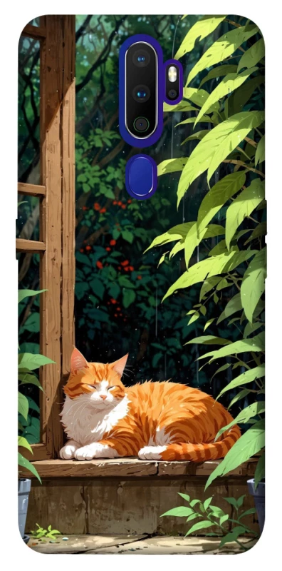 Чохол на Oppo A5 (2020) / Oppo A9 (2020) red cat фото 1 з 1