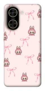 Чохол на Xiaomi Poco C71 Pink bows and Labubus фото 1 з 1