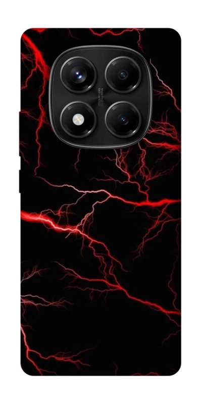 Чехол на Xiaomi Redmi Note 14 Pro 4G Красная молния фото 1 из 1