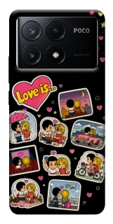 Чехол на Xiaomi Poco X6 Love is ver.3 фото 1 из 1