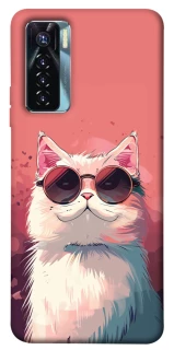 Чохол на TECNO Camon 17 Pro Сat with glasses фото 1 з 1