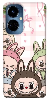 Чохол на TECNO Camon 19 Pro All Labubu 2 фото 1 з 1