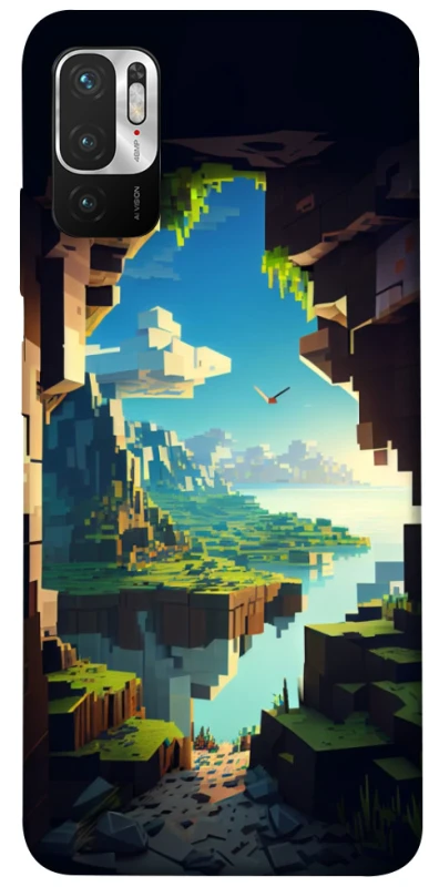 Чохол на Xiaomi Poco M3 Pro 4G / 5G Minecraft sunrise фото 1 з 1