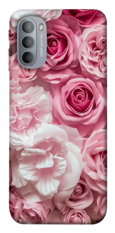 Чохол на Motorola Moto G31 Рожеві Квіти фото 1 з 1