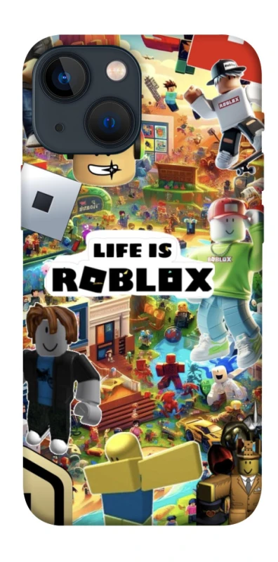 Чехол на Apple iPhone 13 mini (5.4") Life is Roblox фото 1 из 1